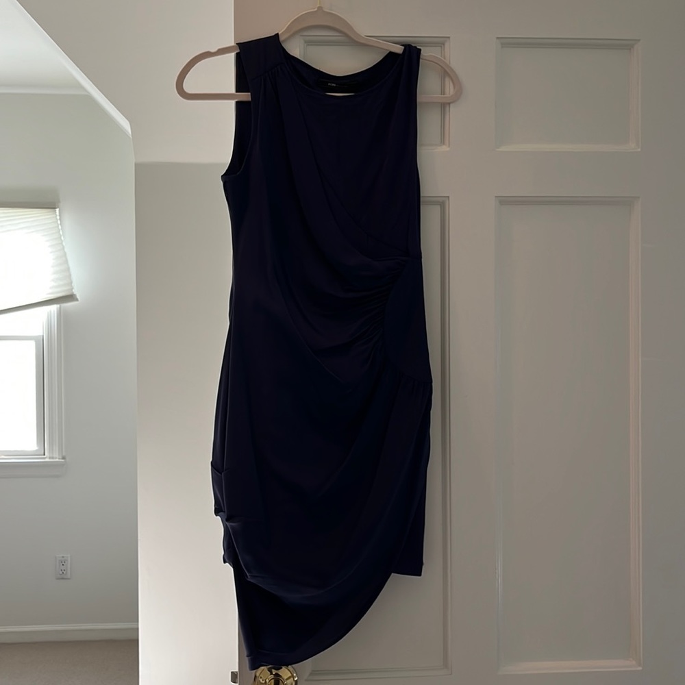BCBGMAXAZRIA blue dress! Perfect for a cocktail party or wedding!